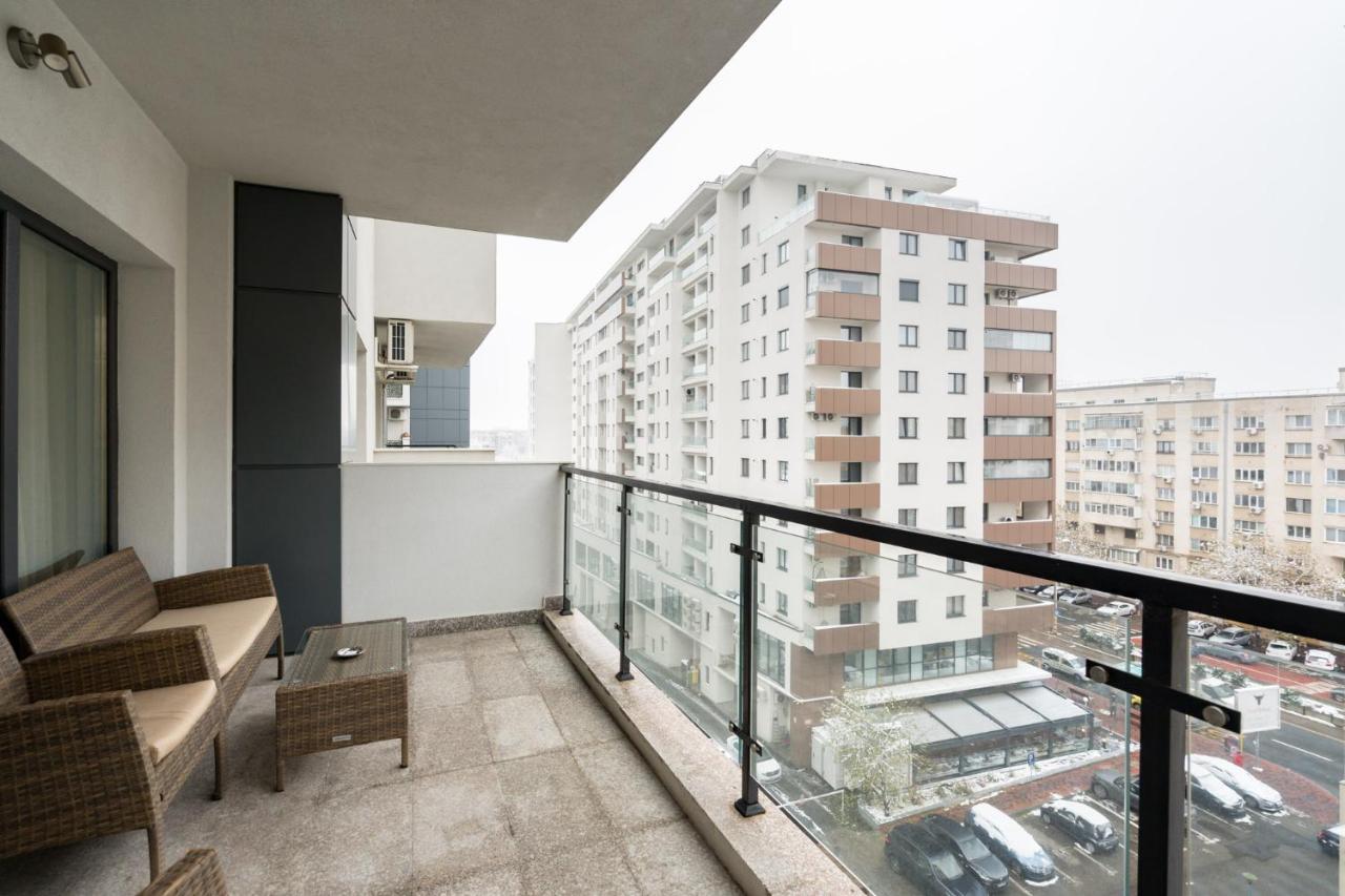 Happy Bubble I Timpuri Noi 1Br Apt 4 Ppl Boekarest Buitenkant foto